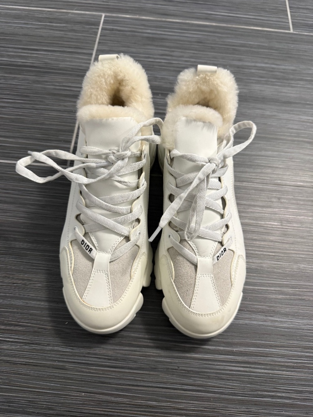 Dior Fur Sneakers!